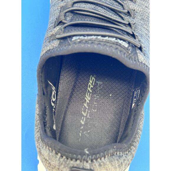 Skechers Men's Flex Advantage Slip On Walking Shoes Black/Gray Size:8.5 No Box - Picture 8 of 8